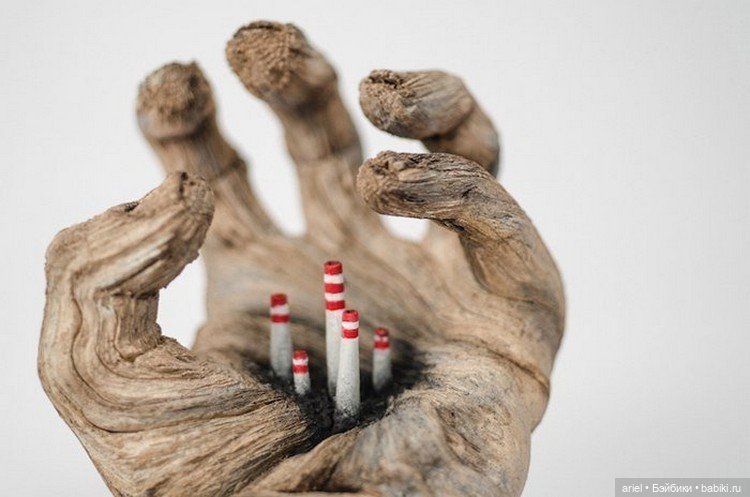 Деревянные скульптуры из керамики от Кристофера Дэвида Уайта