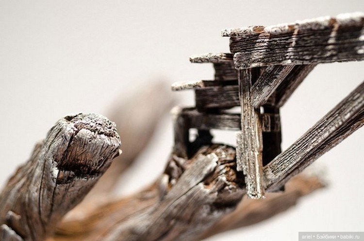 Деревянные скульптуры из керамики от Кристофера Дэвида Уайта