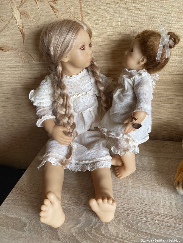 Невероятные Freeke & Bibi от Annette himstedt с розовыми глазами. Как их заменить (фото 3)