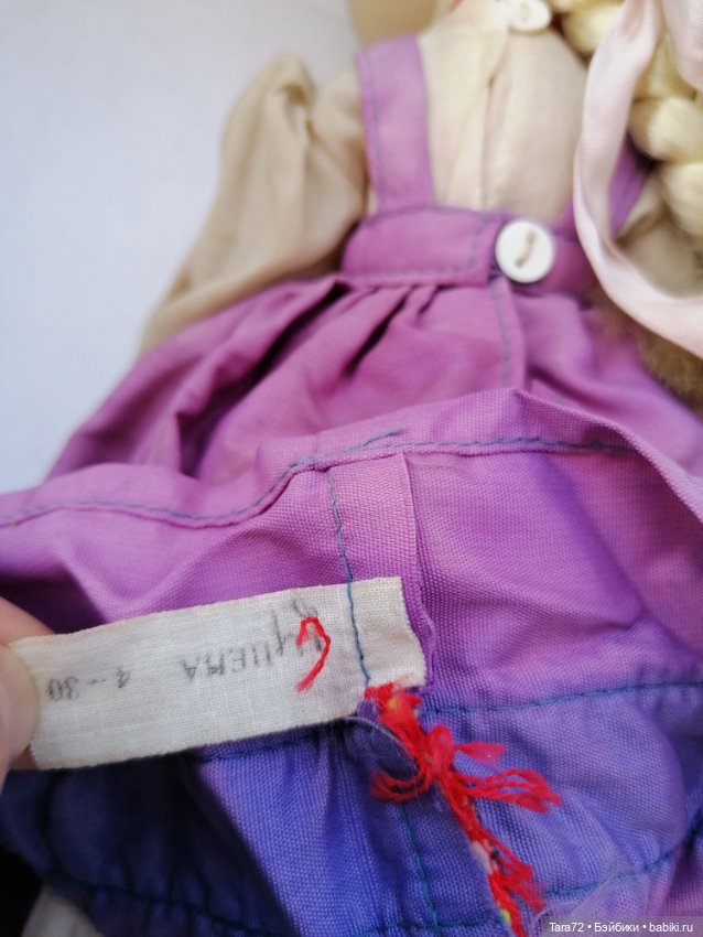 Кукла СССР, как постирать одежду (фото 6)