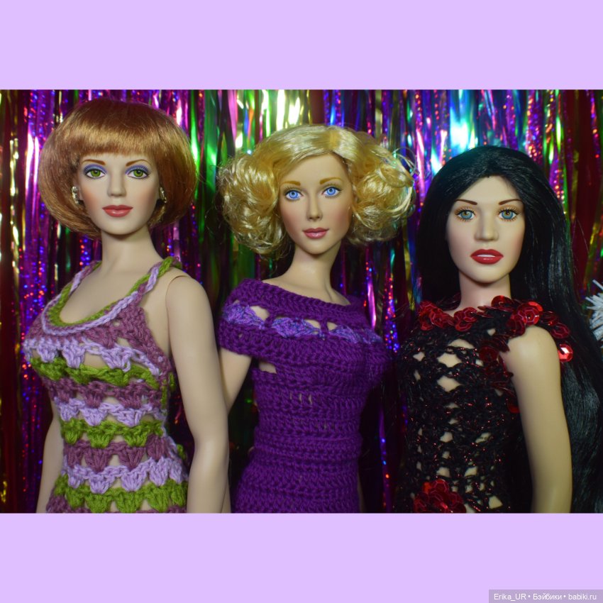 Перепись КуклоНаселения. 3 vinyl dolls by Franklin Mint