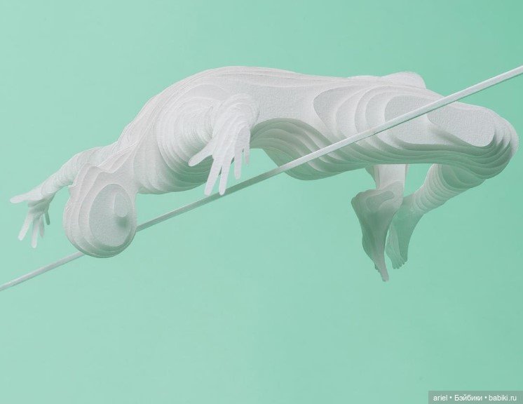 Бумажная Олимпиада Райи Садер Буханы: миниатюрные скульптуры спортсменов (фото 6)