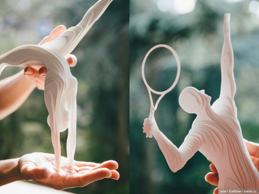 Бумажная Олимпиада Райи Садер Буханы: миниатюрные скульптуры спортсменов (фото 4)