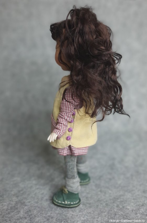 Я назвала ее Мэйли — Авторские шарнирные куклы своими руками: лепка (фото 8)