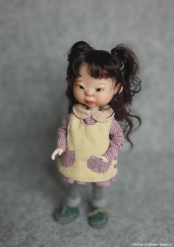 Я назвала ее Мэйли — Авторские шарнирные куклы своими руками: лепка (фото 4)