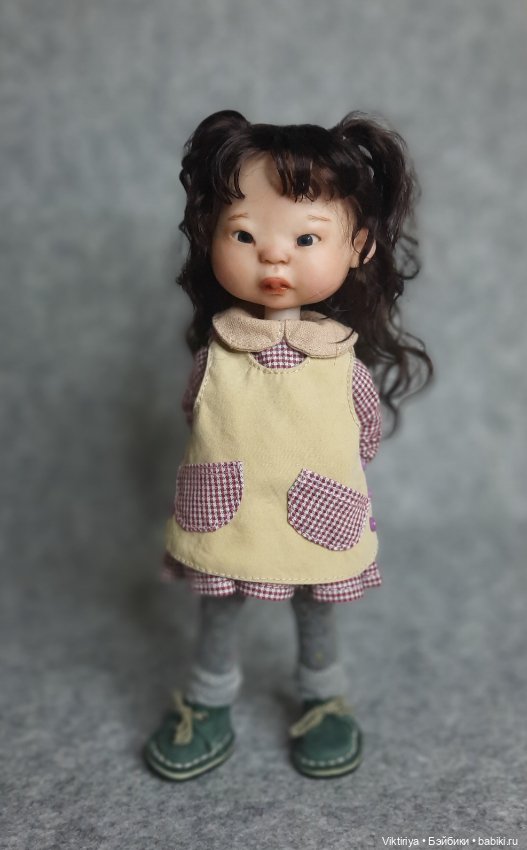 Я назвала ее Мэйли — Авторские шарнирные куклы своими руками: лепка (фото 5)