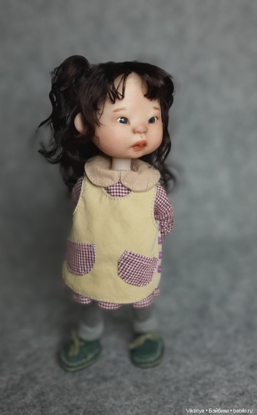 Я назвала ее Мэйли — Авторские шарнирные куклы своими руками: лепка (фото 6)