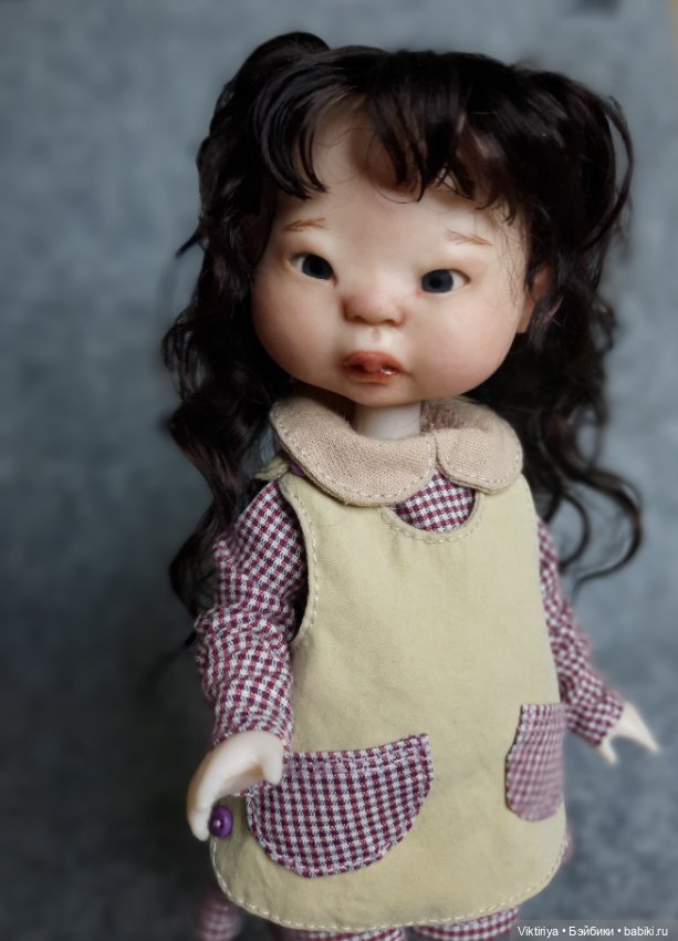 Я назвала ее Мэйли — Авторские шарнирные куклы своими руками: лепка