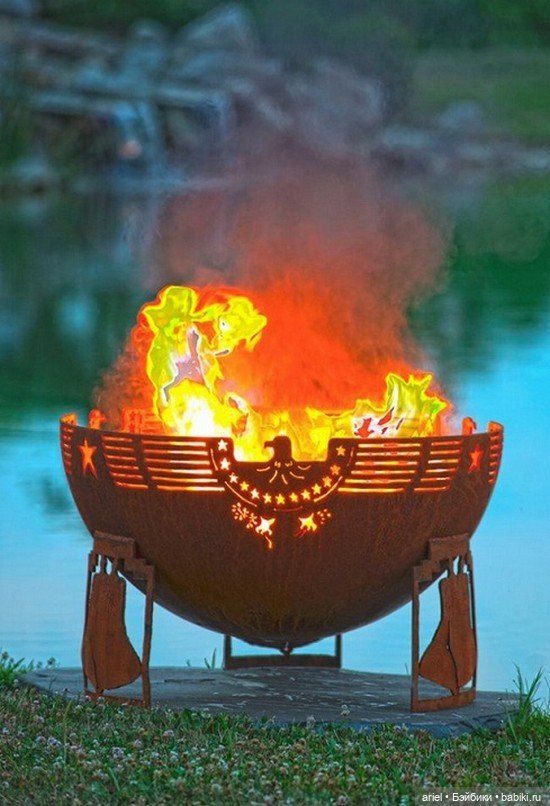 Креативные чаши для костра от Джейсона и Мелиссы Крисп