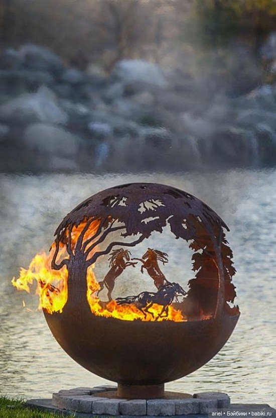 Креативные чаши для костра от Джейсона и Мелиссы Крисп