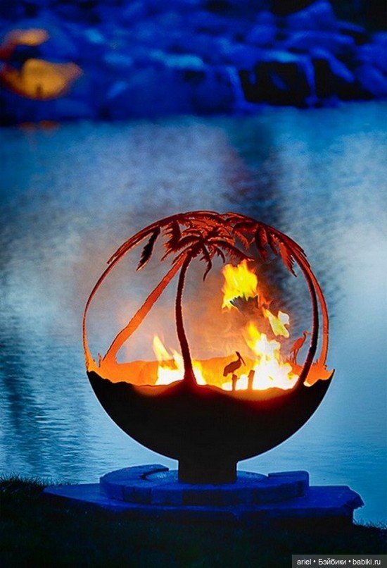 Креативные чаши для костра от Джейсона и Мелиссы Крисп