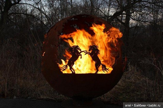 Креативные чаши для костра от Джейсона и Мелиссы Крисп