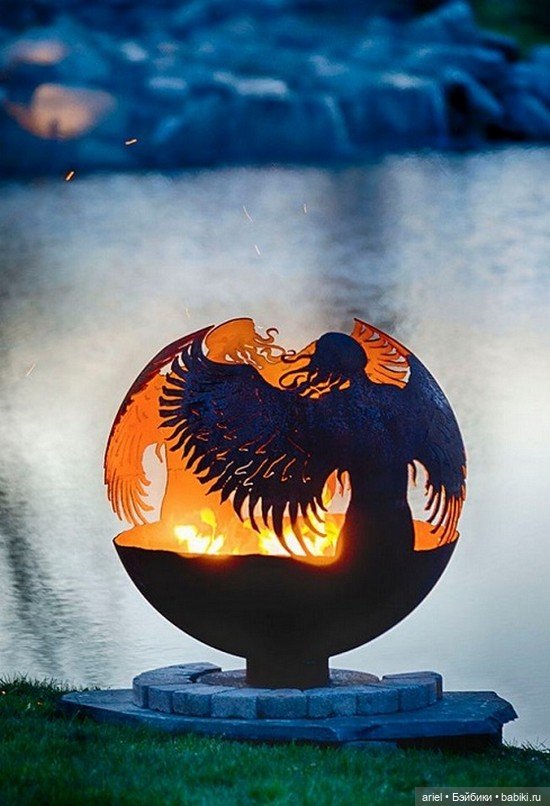 Креативные чаши для костра от Джейсона и Мелиссы Крисп