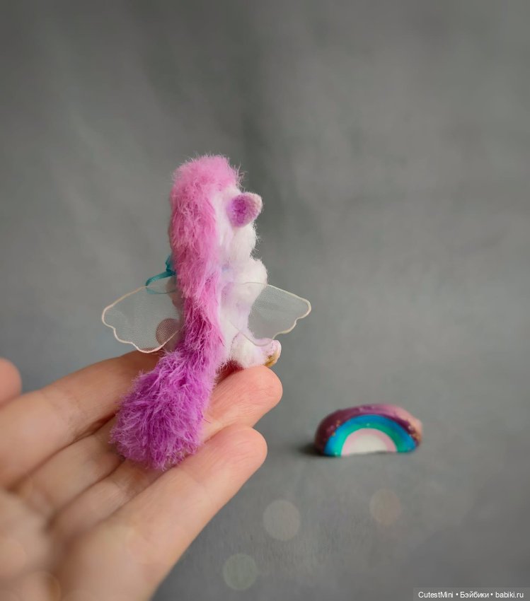 Единорог миниатюра — Авторские мишки Тедди и друзья: фото (фото 4)