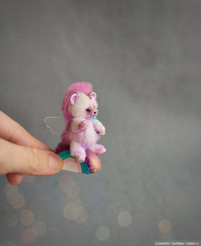 Единорог миниатюра — Авторские мишки Тедди и друзья: фото (фото 9)