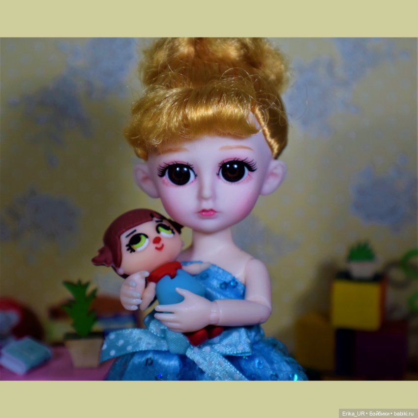 Перепись КуклоНаселения. 2 Baboliy, mini-baby-doll, made-in-China, 16-cm, Blond-twins (фото 4)