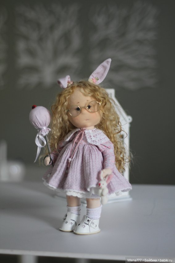 Зайка-зазнайка — Авторские текстильные куклы: Вальдорфские
