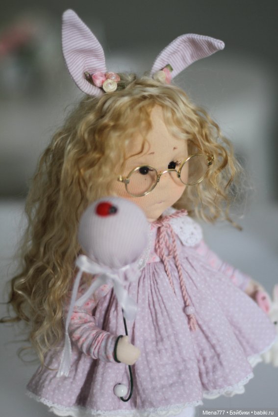 Зайка-зазнайка — Авторские текстильные куклы: Вальдорфские (фото 2)