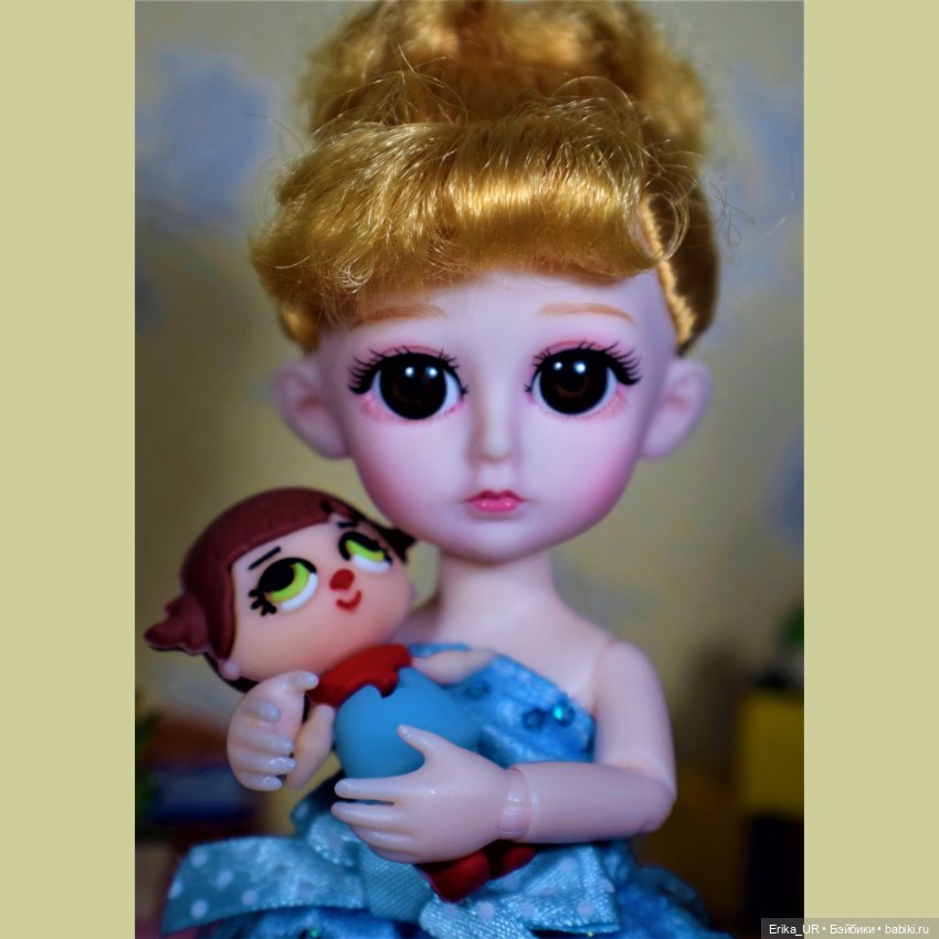 Перепись КуклоНаселения. 2 Baboliy, mini-baby-doll, made-in-China, 16-cm, Blond-twins (фото 2)