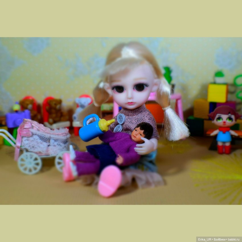 Перепись КуклоНаселения. 2 Baboliy, mini-baby-doll, made-in-China, 16-cm, Blond-twins