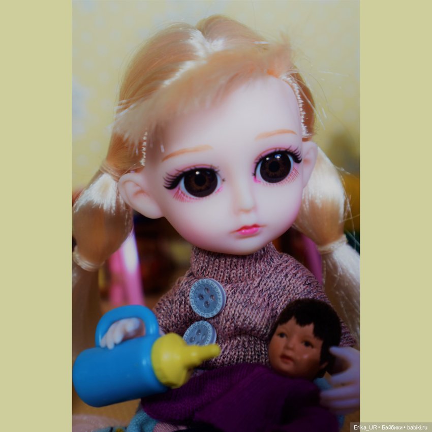 Перепись КуклоНаселения. 2 Baboliy, mini-baby-doll, made-in-China, 16-cm, Blond-twins