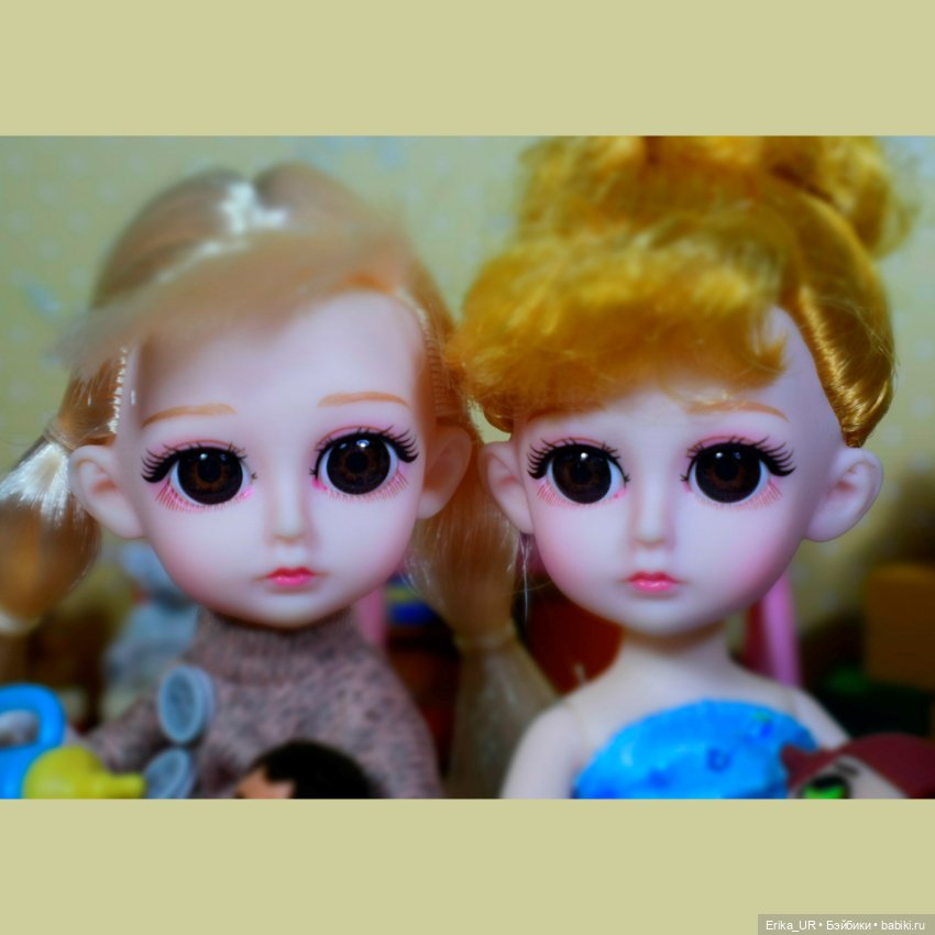 Перепись КуклоНаселения. 2 Baboliy, mini-baby-doll, made-in-China, 16-cm, Blond-twins