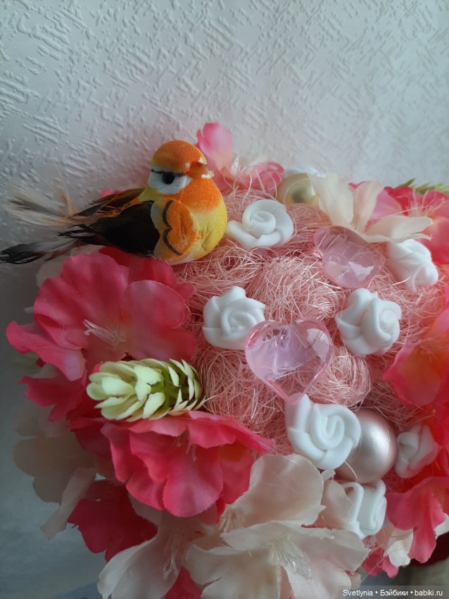 Топиарий — Авторские игрушки из разных материалов: синельная проволока (фото 2)