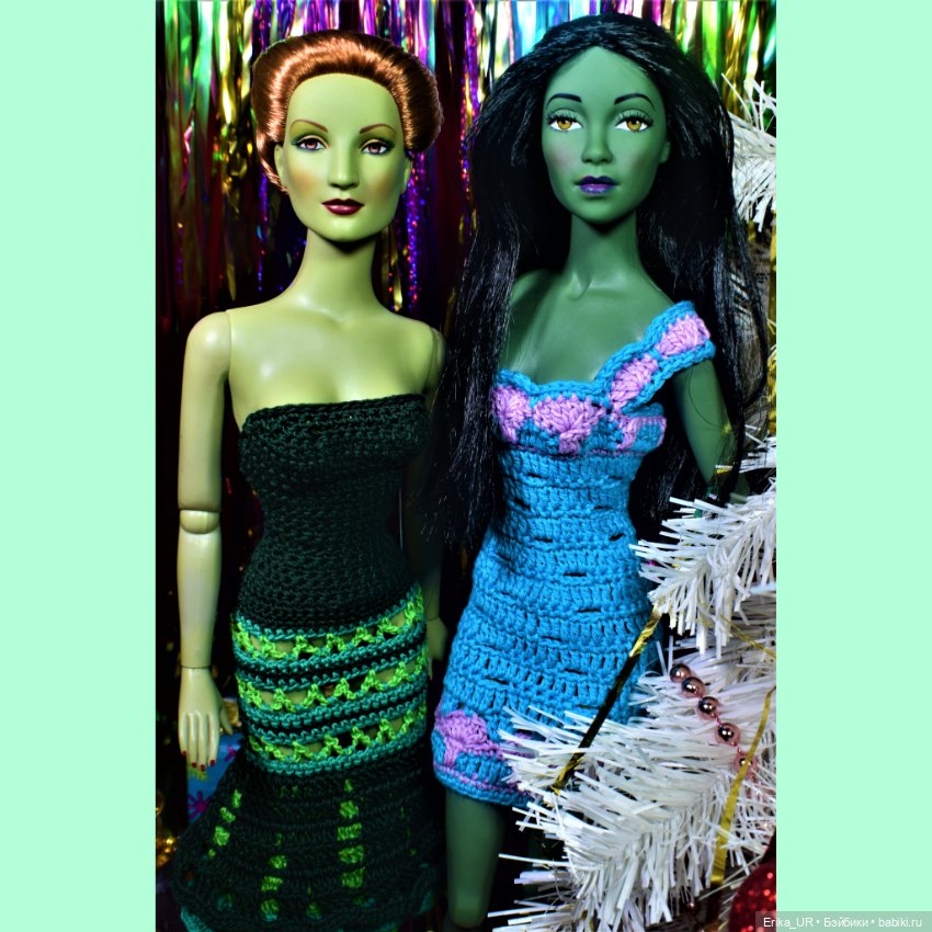 Перепись КуклоНаселения. 2 Green 16" dolls. Tonner and Madame Alexander