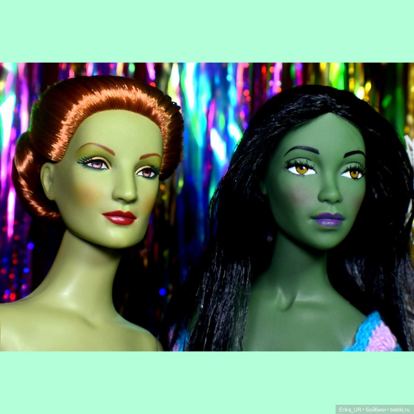Перепись КуклоНаселения. 2 Green 16" dolls. Tonner and Madame Alexander