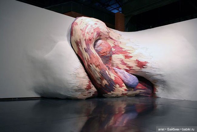 Деревянные структуры Энрике Оливейра