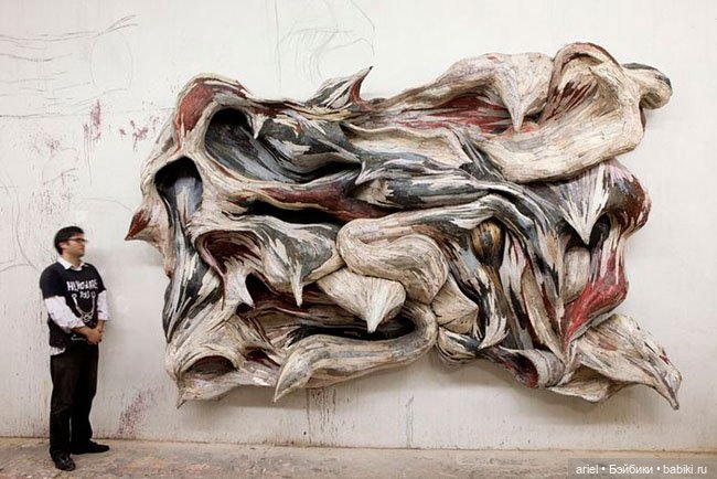 Деревянные структуры Энрике Оливейра