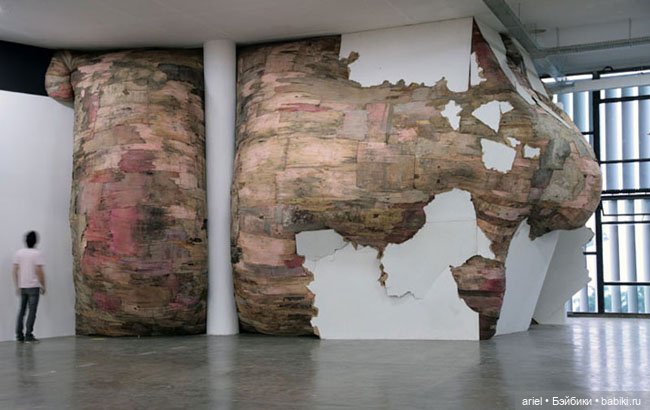 Деревянные структуры Энрике Оливейра