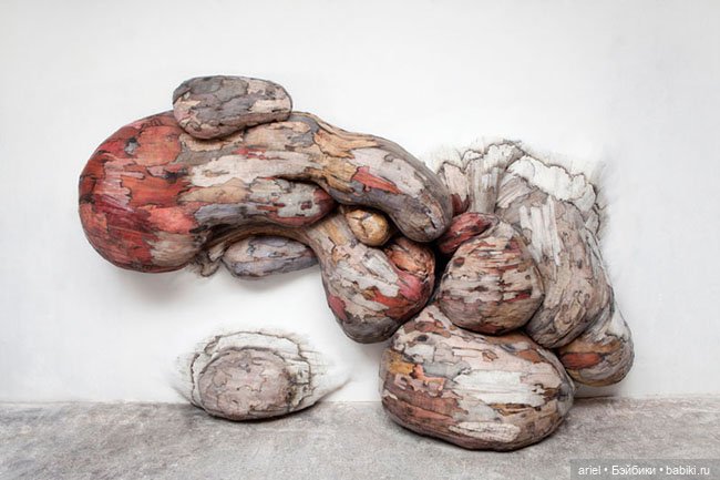 Деревянные структуры Энрике Оливейра (фото 8)