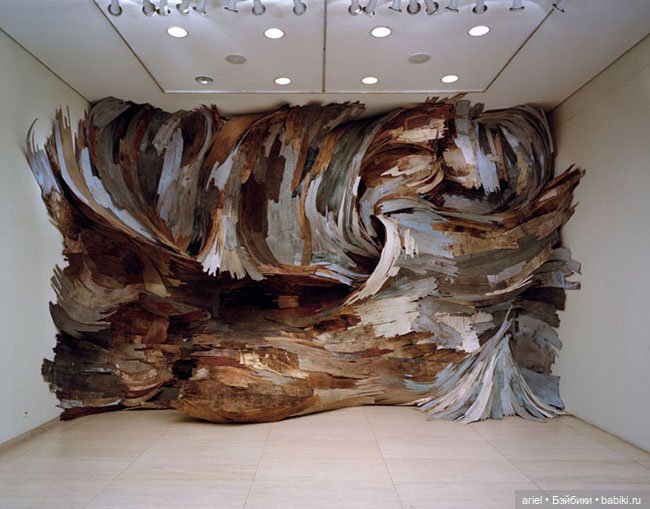 Деревянные структуры Энрике Оливейра (фото 7)