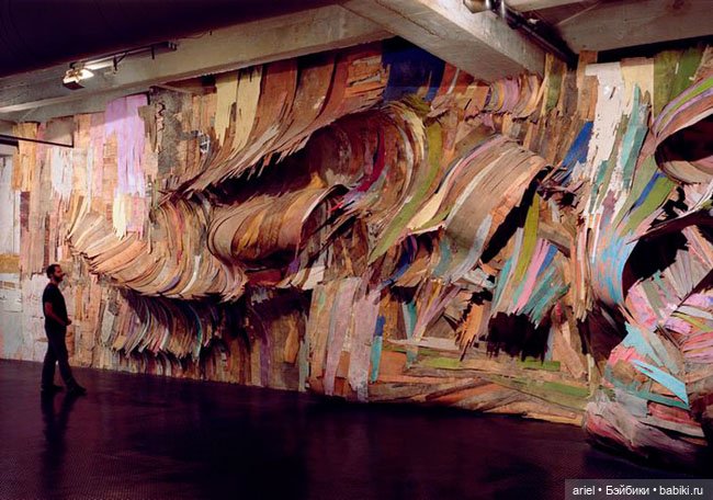 Деревянные структуры Энрике Оливейра