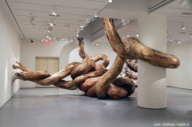 Деревянные структуры Энрике Оливейра (фото 2)