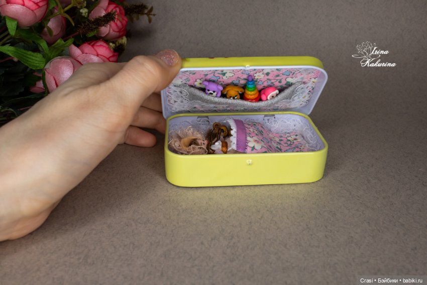 Микро малышка в коробочке - кроватке (фото 3)