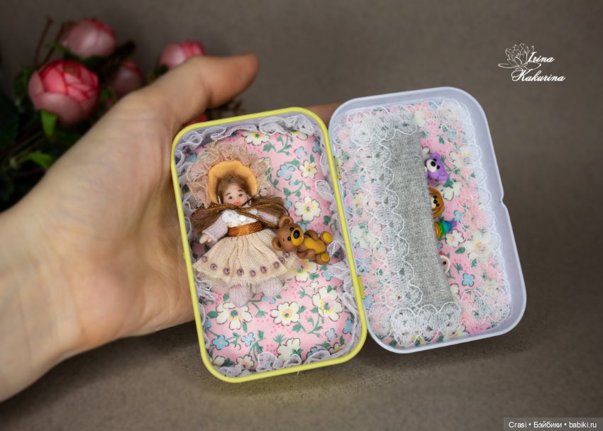 Микро малышка в коробочке - кроватке (фото 5)