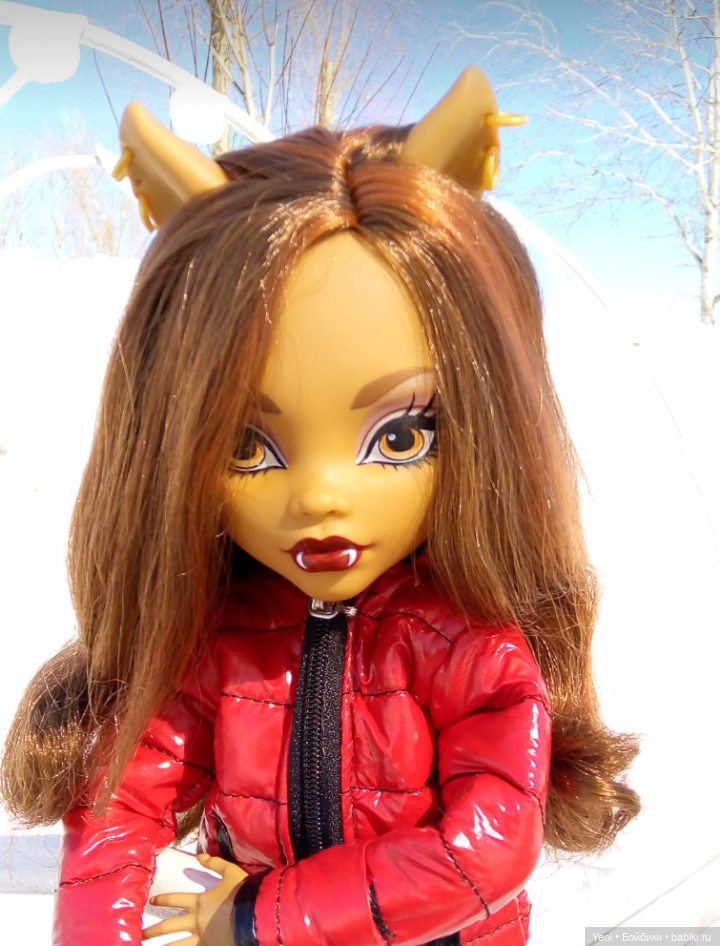 Монстер Хай, Клодин (кукла 42см) первый раз в парке