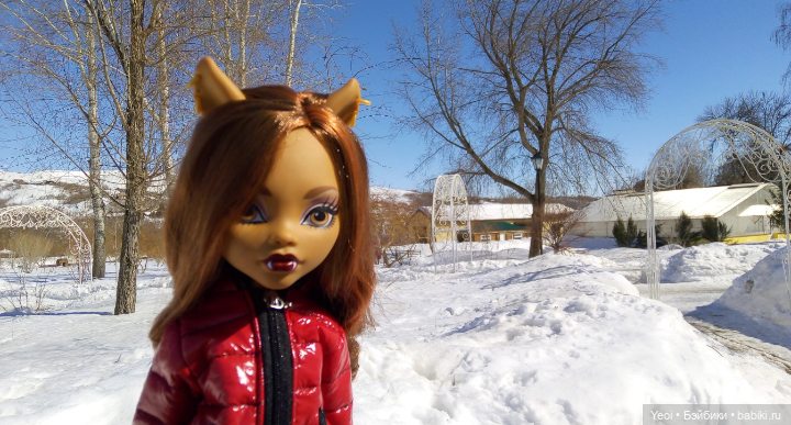 Монстер Хай, Клодин (кукла 42см) первый раз в парке