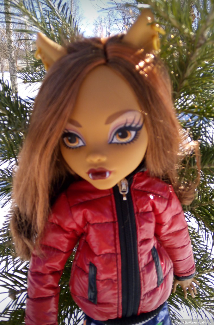 Монстер Хай, Клодин (кукла 42см) первый раз в парке