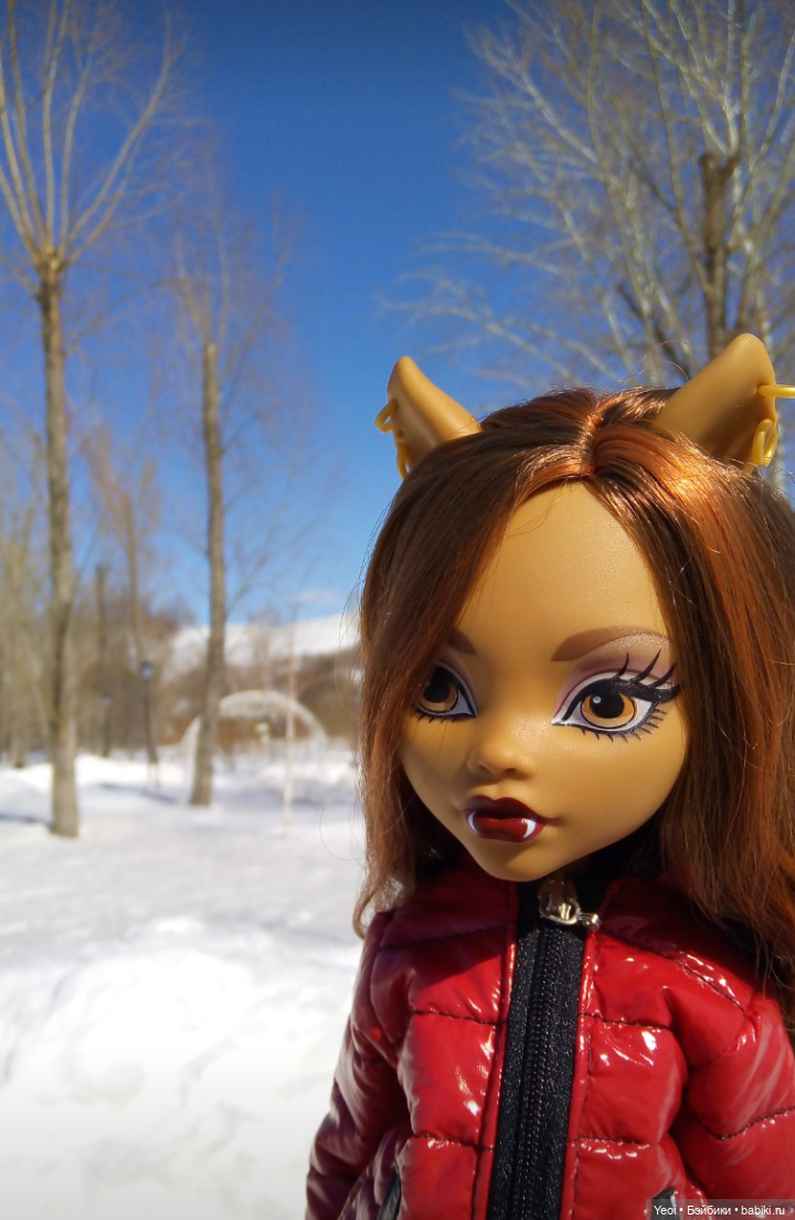 Монстер Хай, Клодин (кукла 42см) первый раз в парке