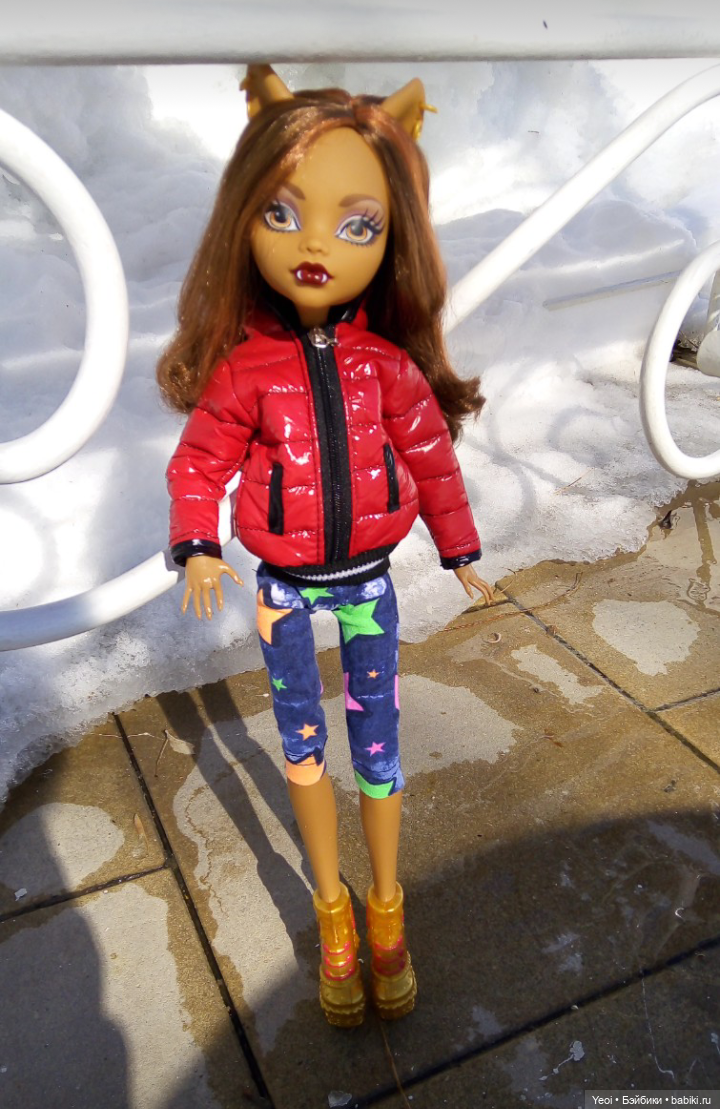 Монстер Хай, Клодин (кукла 42см) первый раз в парке