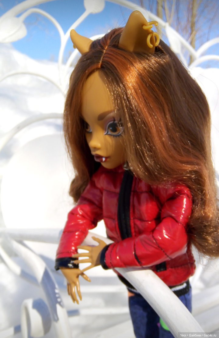 Монстер Хай, Клодин (кукла 42см) первый раз в парке