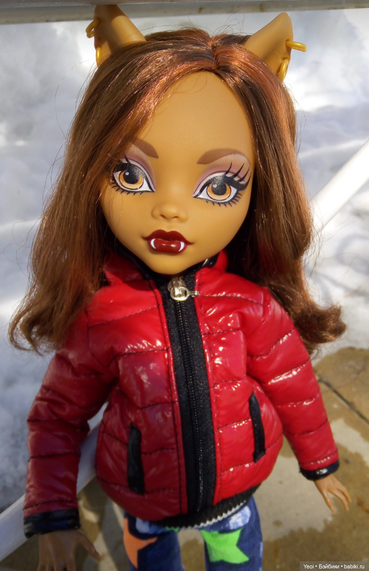 Монстер Хай, Клодин (кукла 42см) первый раз в парке