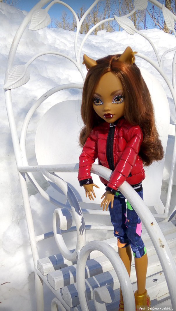 Монстер Хай, Клодин (кукла 42см) первый раз в парке (фото 10)