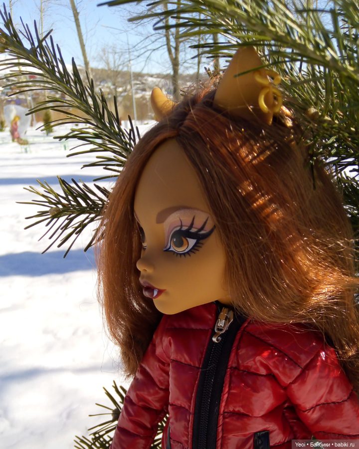 Монстер Хай, Клодин (кукла 42см) первый раз в парке