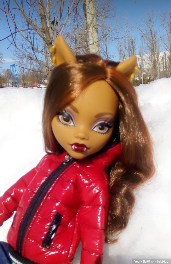 Монстер Хай, Клодин (кукла 42см) первый раз в парке