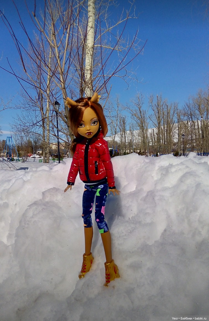 Монстер Хай, Клодин (кукла 42см) первый раз в парке