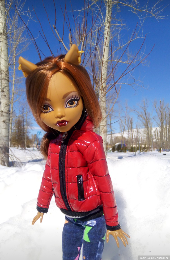 Монстер Хай, Клодин (кукла 42см) первый раз в парке